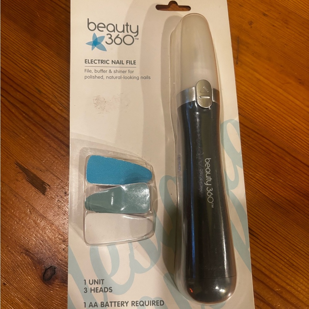 beauty 360 Electric Nail File - Black